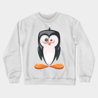 funny-looking penguin Crewneck Sweatshirt